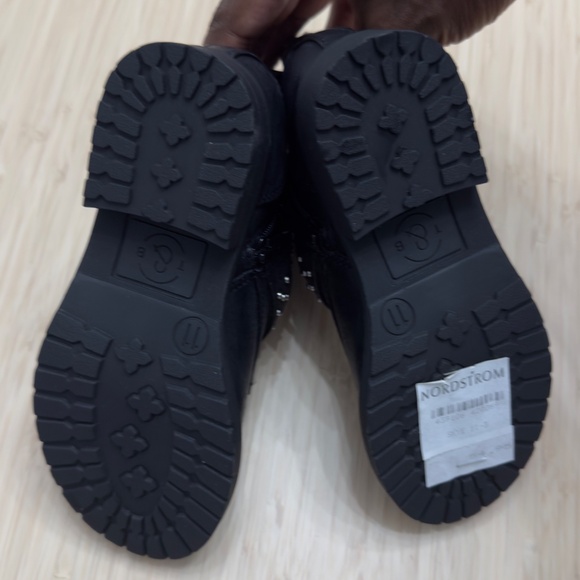 Treasure & Bond Triple Studded Strap Moto Boot - kids Size 11 - Picture 5 of 7